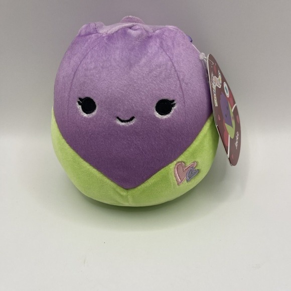 Squishmallows Jackie The Tulip Purple Flower 5" Plush Stuffed Animal Toy - Picture 1 of 3